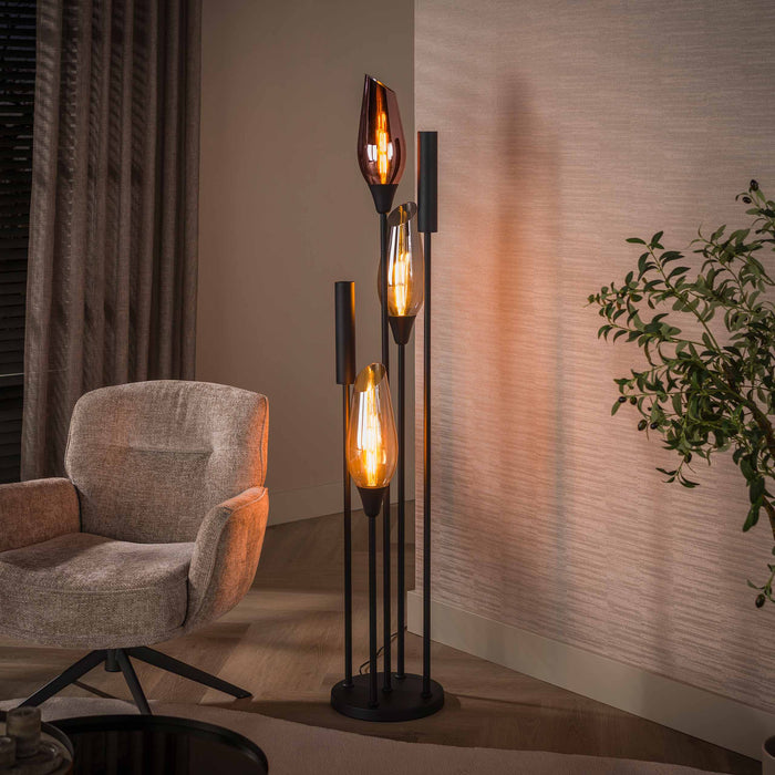 Vloerlamp Cocoon 5L | Zwart