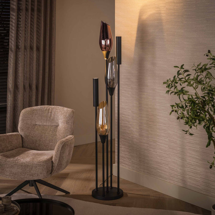 Vloerlamp Cocoon 5L | Zwart