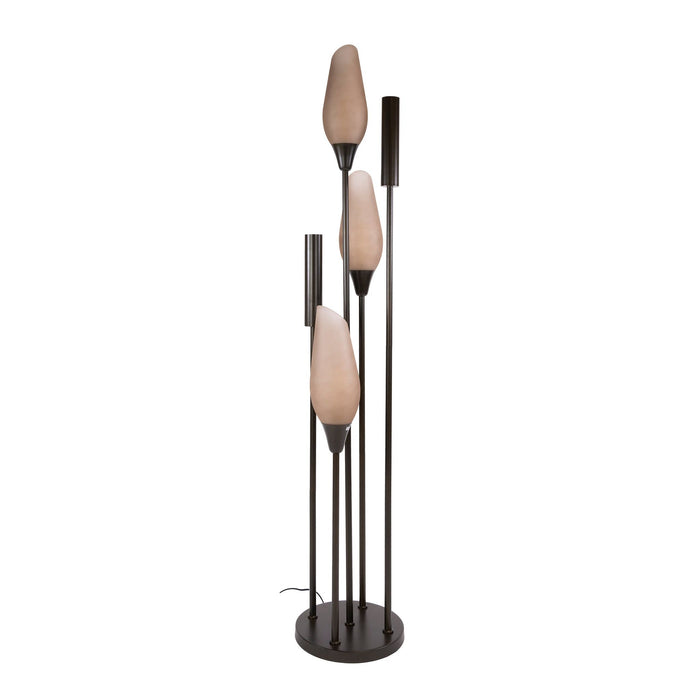 Vloerlamp Cocoon 5L - Sienna Bruin Frosted