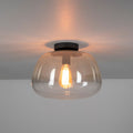 Plafondlamp Pulse | Amber Glas 36cm