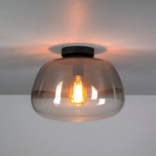 Plafondlamp Pulse Shaded | Amber glas 36cm