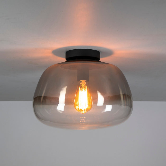 Plafondlamp Pulse Shaded | Amber glas 36cm