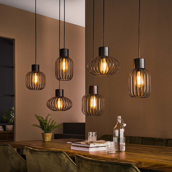 Hanglamp Mix Metal 3+3L