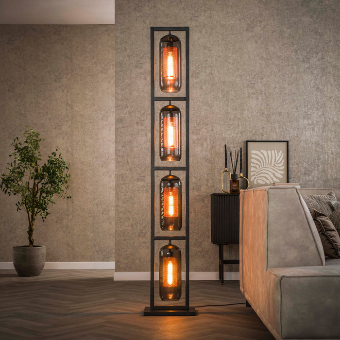 Vloerlamp Smoke Mesh | 190cm
