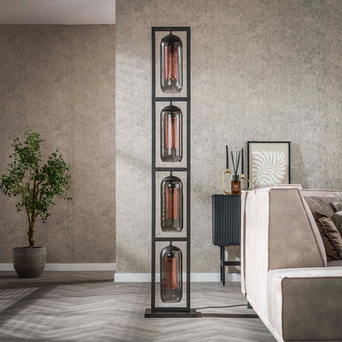 Vloerlamp Smoke Mesh | 190cm