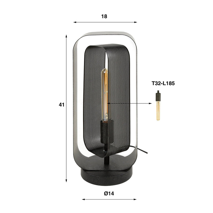 Tafellamp Mesh Rotate | 18cm