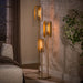Vloerlamp Mesh Rotate Getrapt 3-Lichts | Beige