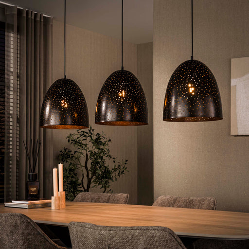 Hanglamp Kosmos 3-lichts | Bruin