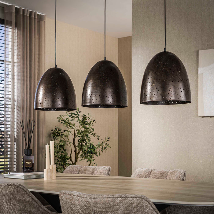 Hanglamp Kosmos 3-lichts | Bruin