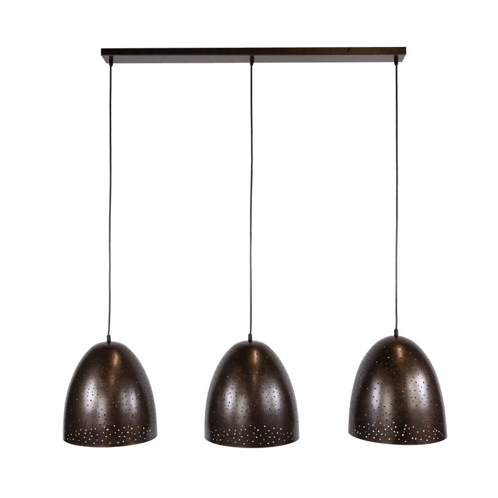 Hanglamp Kosmos 3-lichts | Bruin