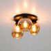 Plafondlamp Mix 3-lichts | Amber glas