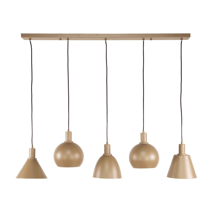 Hanglamp Metallo 5L - Artic zwart