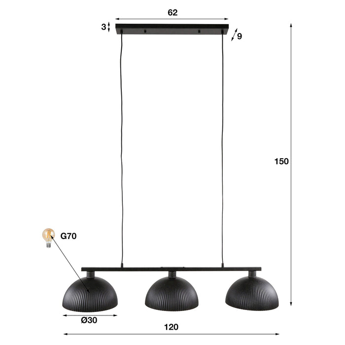 Hanglamp Ripple 3L