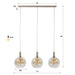 Hanglamp Sfera Tricolore 3L | Beige