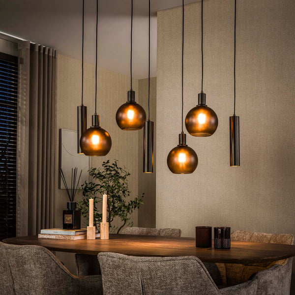 Hanglamp Sfera Tricolore | Brown-Frosted