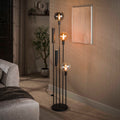 Vloerlamp Sfera Tricolore 5-lichts | Zwart