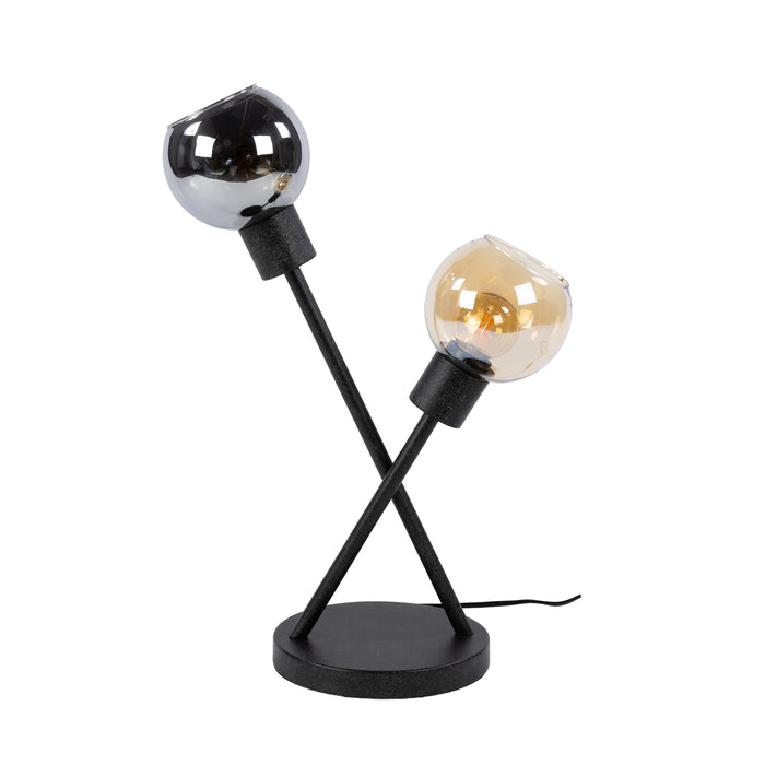 Tafellamp Sfera Tricolore 2-lichts | Zwart