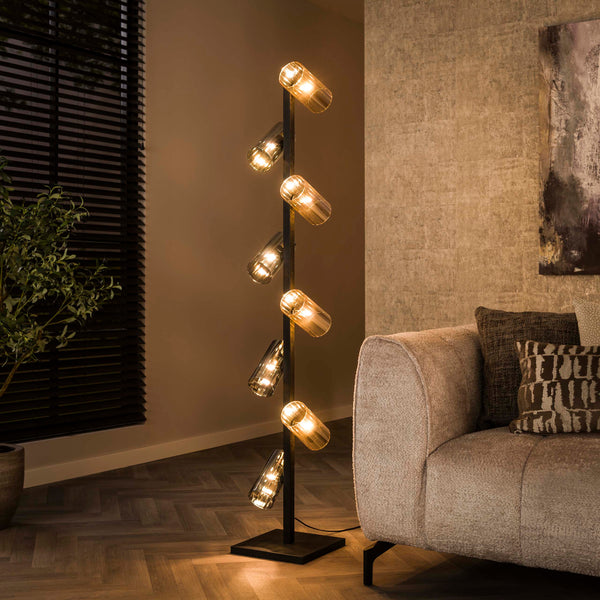 Vloerlamp Cylinder Glass | 175cm
