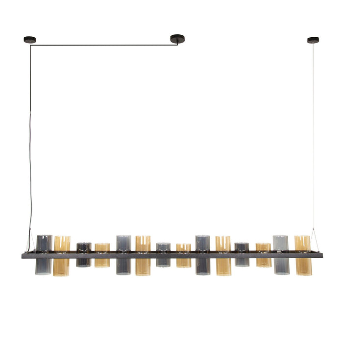 Hanglamp Cylinder Glass 14L