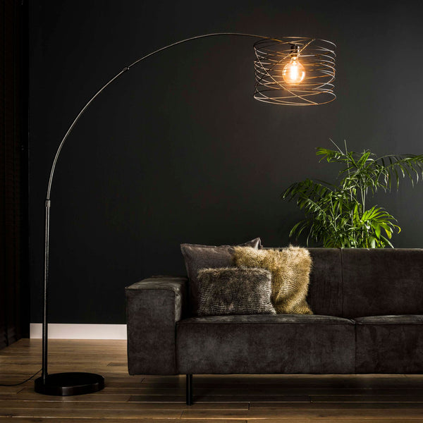 Booglamp Curl | Urban brown 192cm