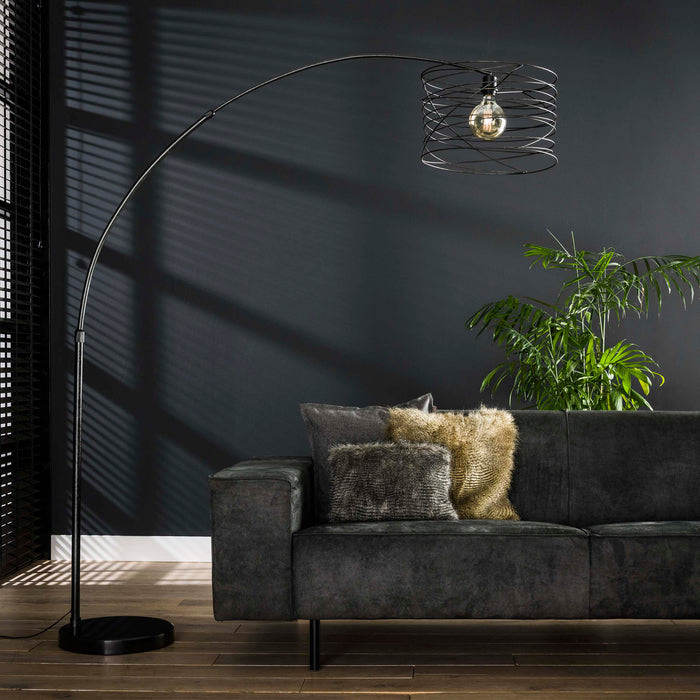 Booglamp Curl | Urban bruin 192cm