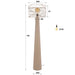 Vloerlamp Curl | Beige