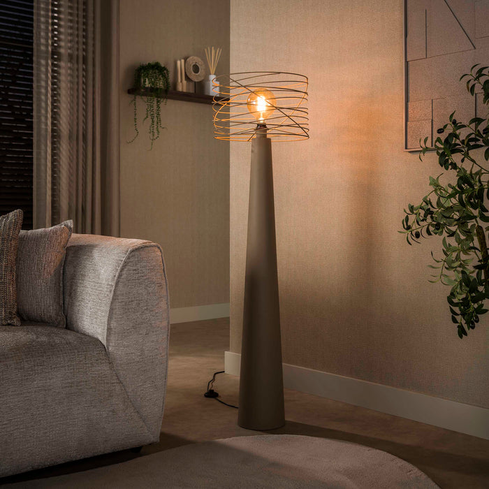 Vloerlamp Curl | Beige