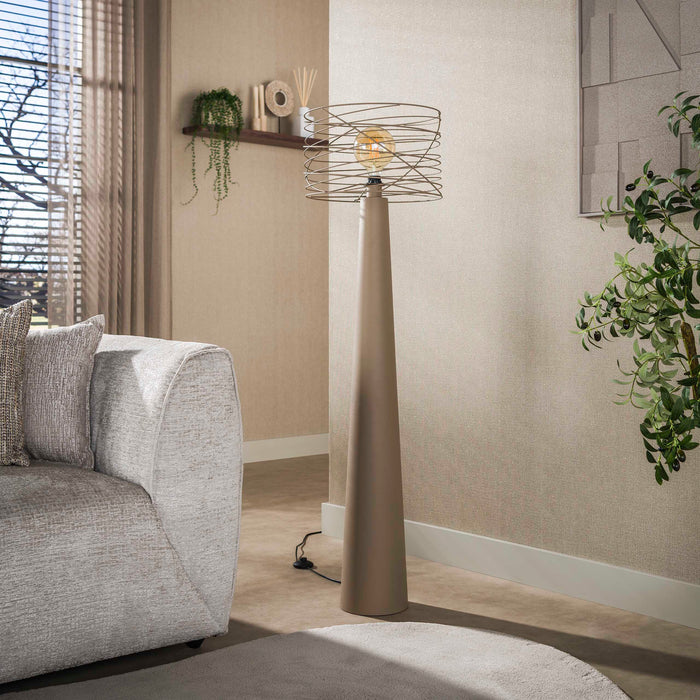 Vloerlamp Curl | Beige