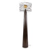 Vloerlamp Curl | Bruin
