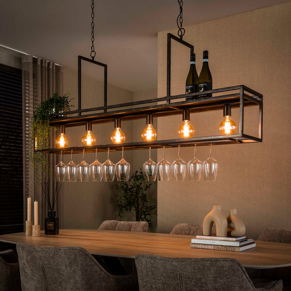 Hanglamp Decorate 6-lichts | Brown
