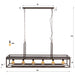 Hanglamp Decorate 6-lichts | Bruin