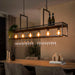 Hanglamp Decorate 6-lichts | Bruin