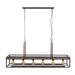 Hanglamp Decorate 6-lichts | Bruin