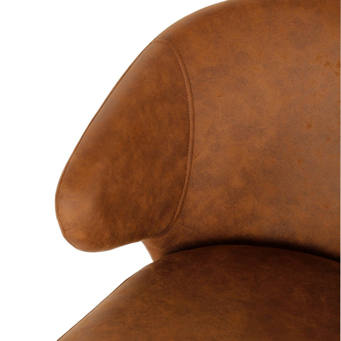 Eetkamerstoel Pete – Microleder Cognac