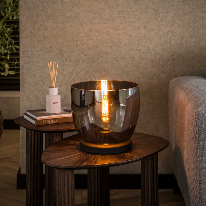 Vloerlamp UP L | Amber glas 29cm