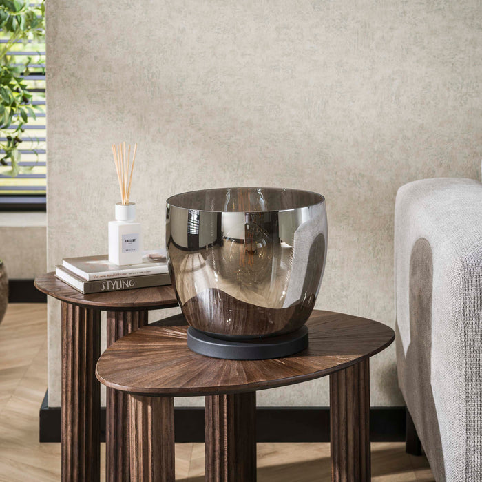 Vloerlamp UP L | Amber glas 29cm