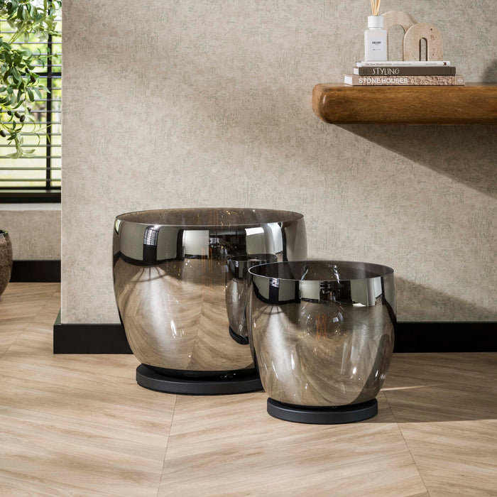 Vloerlamp UP XL | Amber glas 33cm