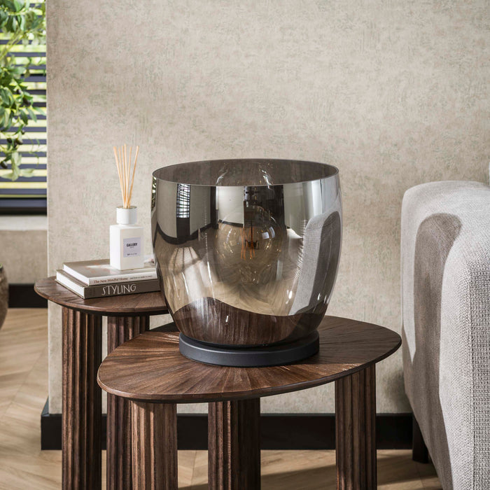 Vloerlamp UP XL | Amber glas 33cm