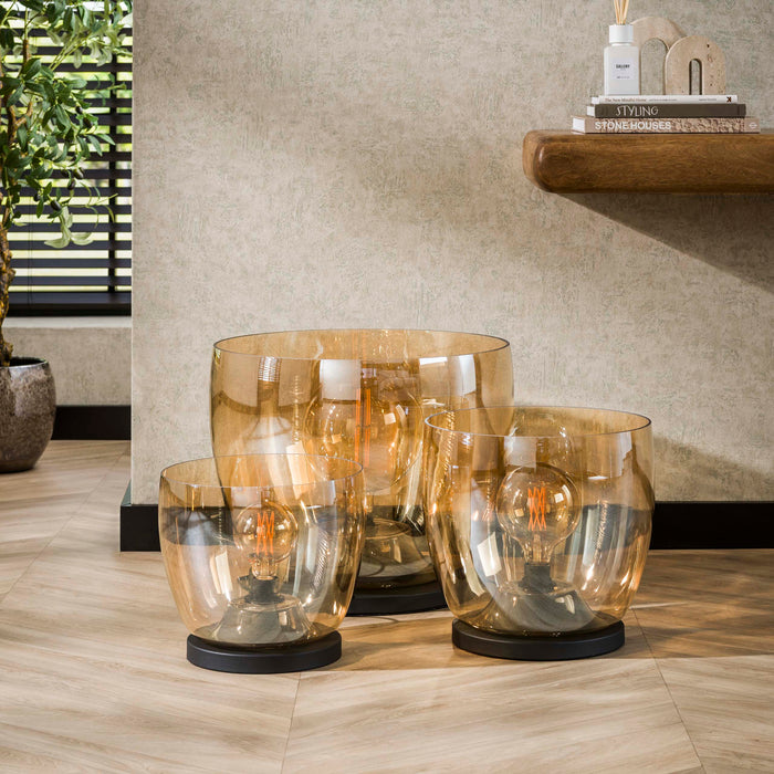 Vloerlamp UP XXL | Koper glas 48cm