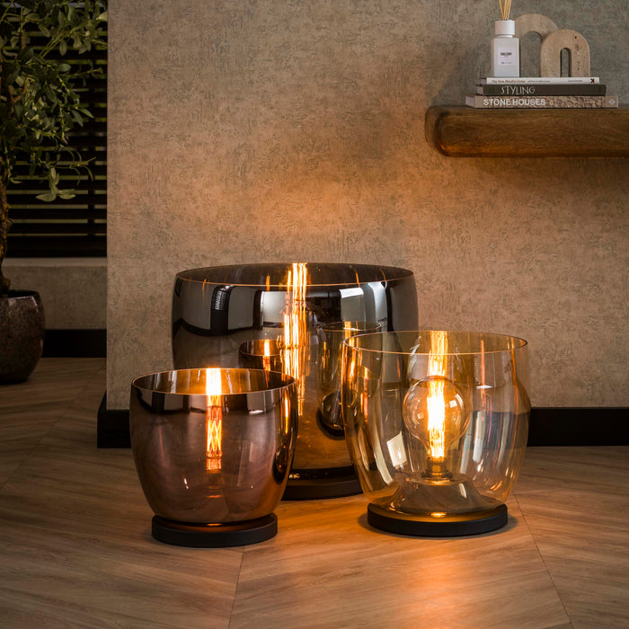 Vloerlamp UP XXL | Smoke grey glas 48cm