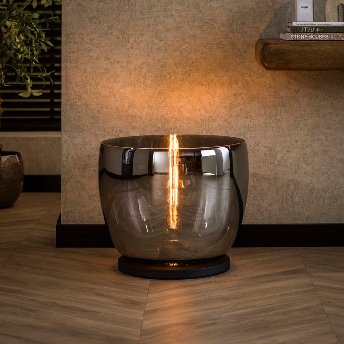 Vloerlamp UP XXL | Smoke grey glas 48cm