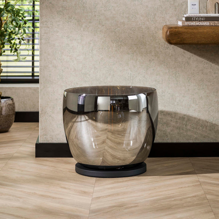 Vloerlamp UP XXL | Smoke grey glas 48cm