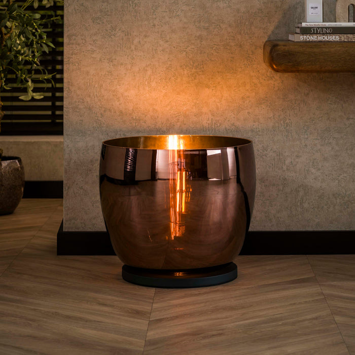 Vloerlamp UP XXL | Smoke grey glas 48cm