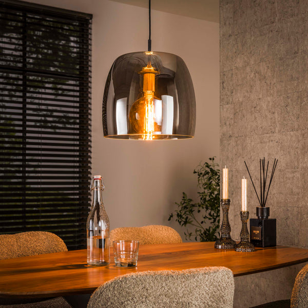 Hanglamp Drift Glass - Smoke Grey L