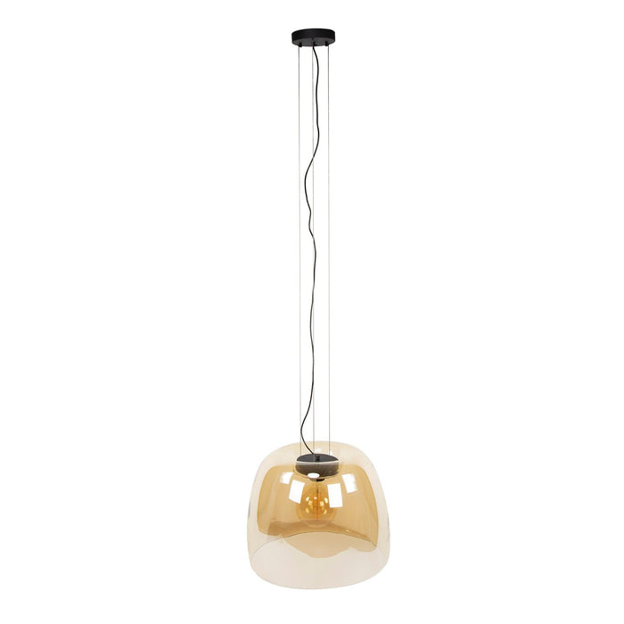 Hanglamp Drift Glass XL 1L - Koper glas