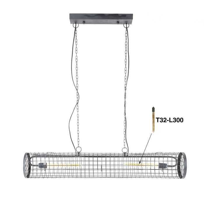 Hanglamp Cylinder Wire 2L