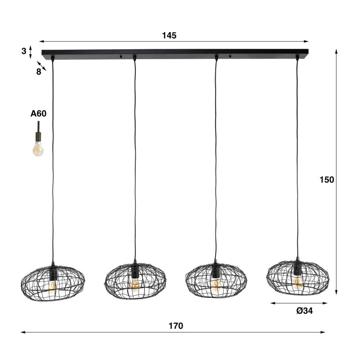 Hanglamp Connect 4L
