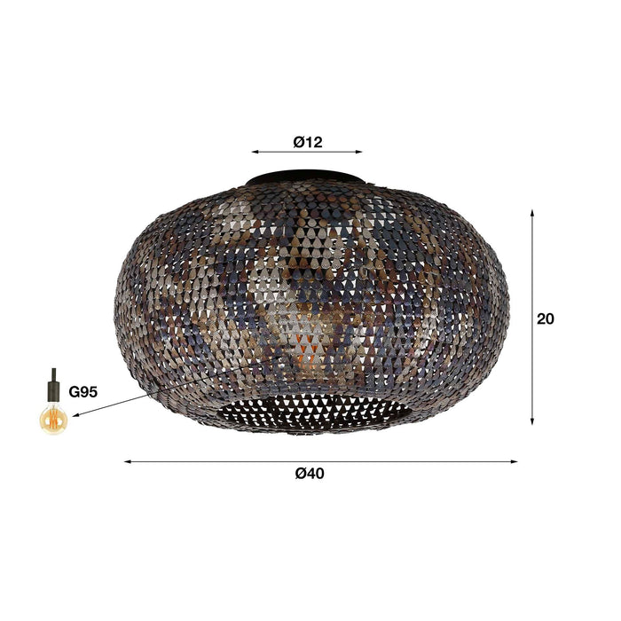 Plafondlamp Armor | 40cm