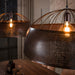 Hanglamp Screen Open 2-lichts | Koper