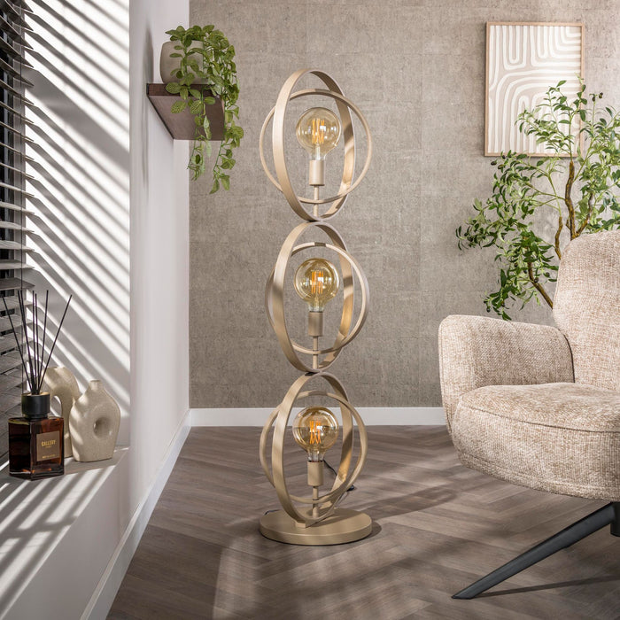 Vloerlamp Turn Around | Slate grey 124cm